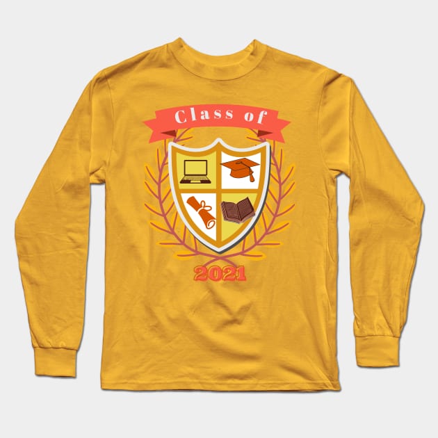 Class of 2021 Long Sleeve T-Shirt by Paradise Stitch